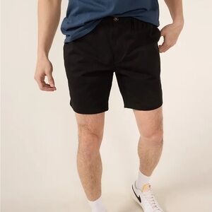 Chubbies The Dark N' Stormies Casual Black Shorts Sz 30  Inseam 7”
